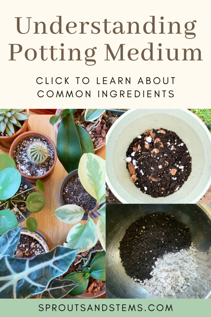 Houseplant potting medium pin
